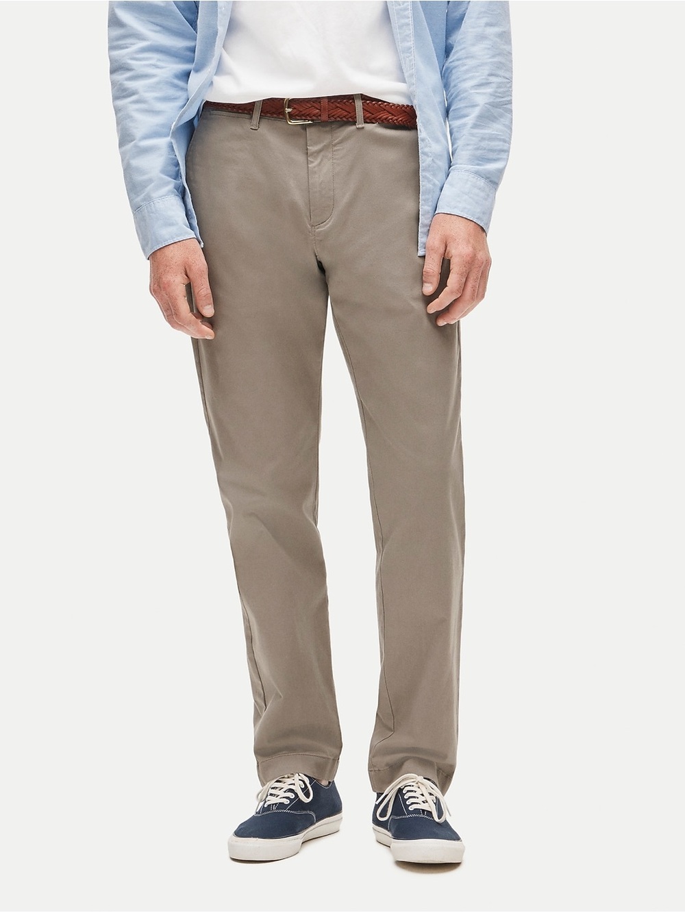 J. Crew NWT Men's 770 Straight-Fit Stretch Chino Pants Mushroom Gray Size 31x30